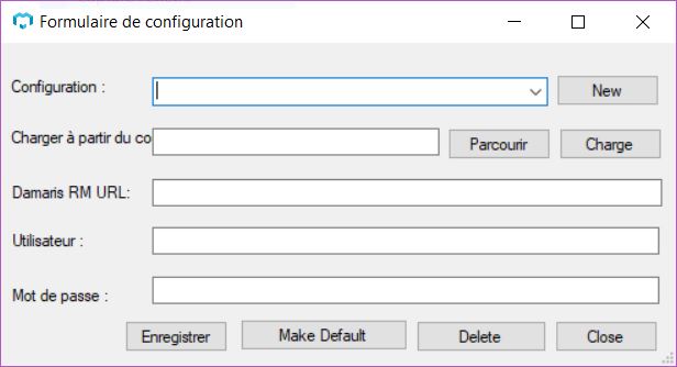 Damaris Printer Configuration