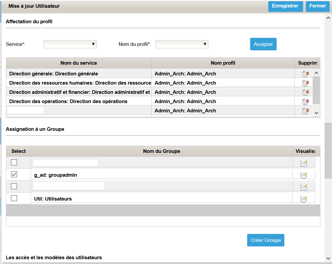 Administration Utilisateur Partie 2