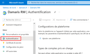 Azure AD Authentification