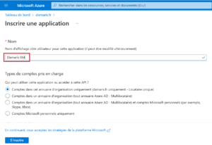 Azure AD Nom affichage Damaris RM