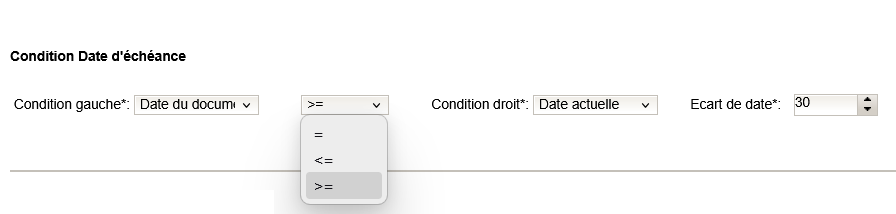 Damaris RM gestion des dates d'échéance
